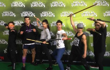 Fighters Flashmob, circus act in Sydney