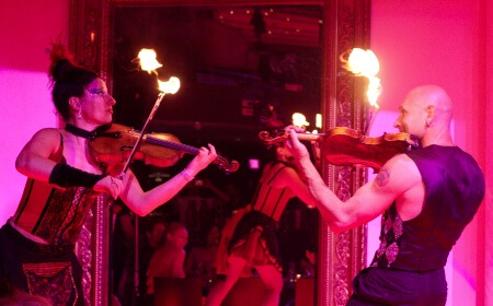 Liqueur Flambe, circus act in Sydney