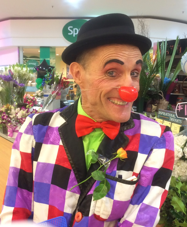 Ace P. Freckle, clown in Sydney