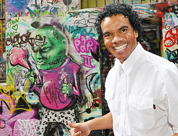 Sean Choolburra, comedian in Sydney