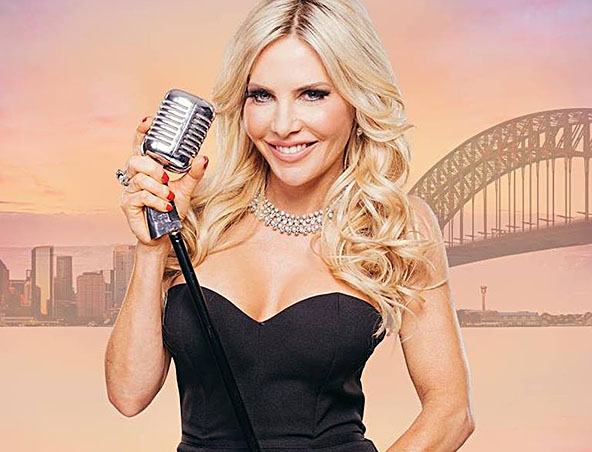 Melissa Tkautz, singer in Sydney