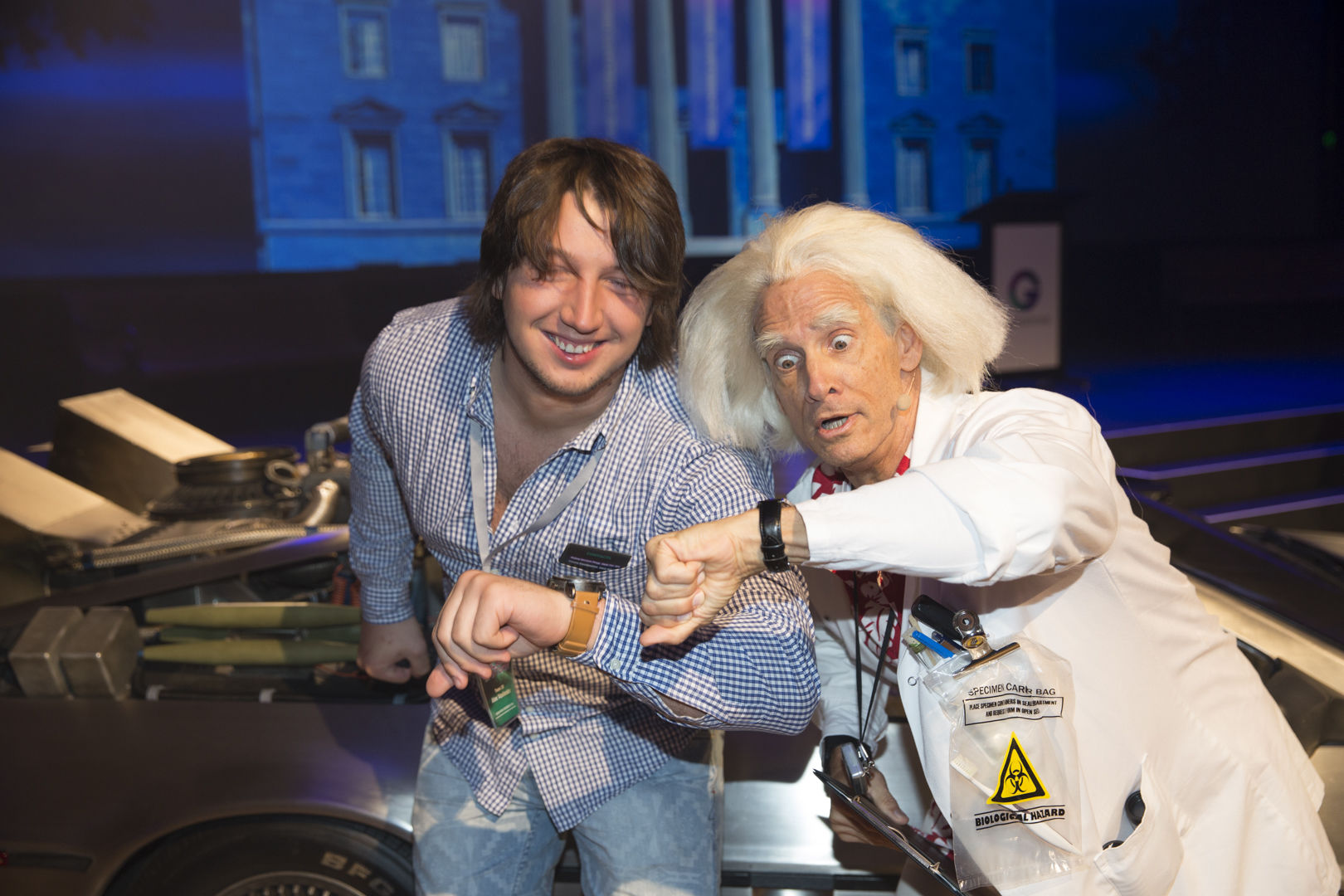 Doc Brown Roving Character, costume character in Sydney