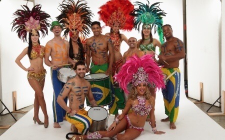 Brazilian/Latin Dance Show, dancer in Sydney