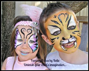 Belinda Crimmins, face painting in Sydney