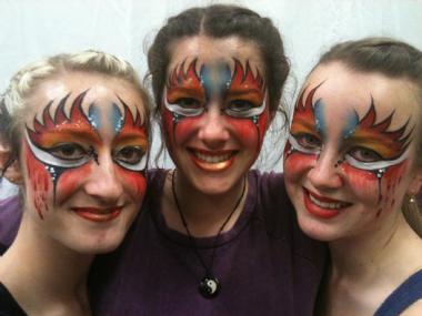 The Bristle Sisters, face painting in Sydney, photo 2