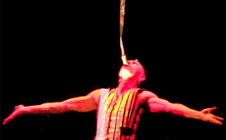 Fire-Circus-Acrobat, fire performer in Sydney