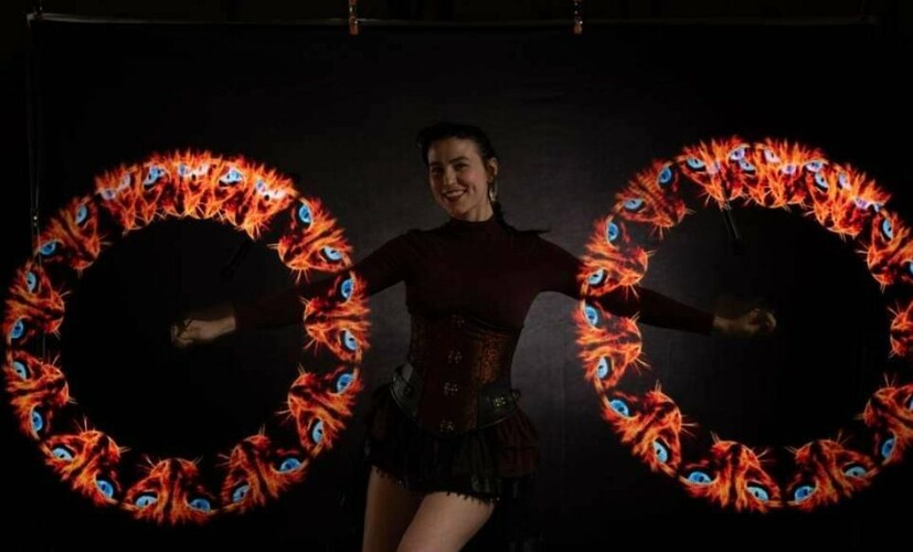 Lucifire Flow, fire performer in Sydney, photo 3