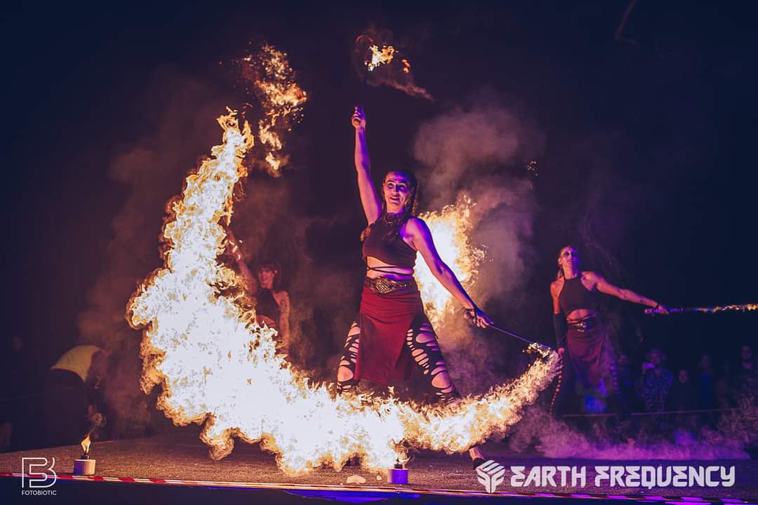 Lucifire Flow, fire performer in Sydney