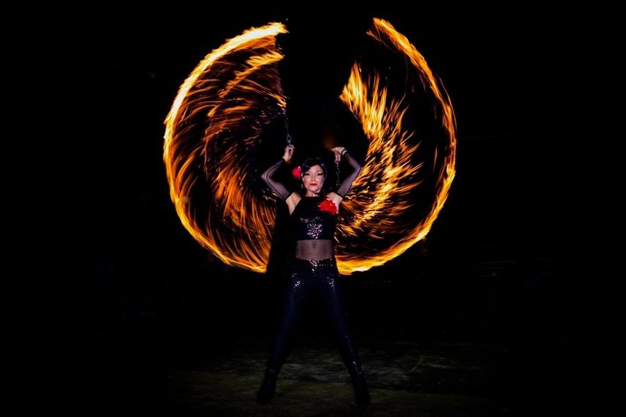 We Are on Fire, fire performer in Sydney