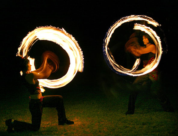Fire In Motion, firetwirler in Sydney, photo 2