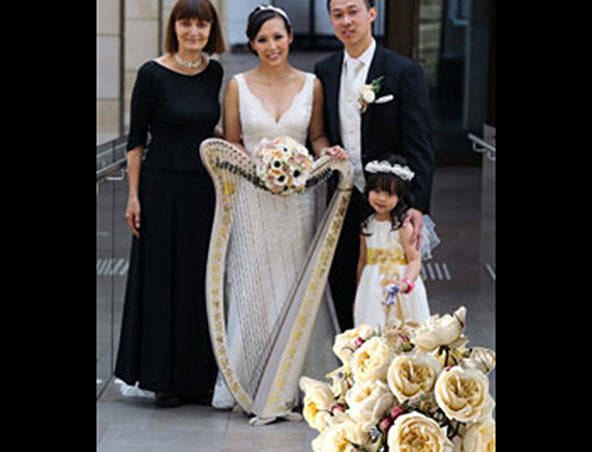 Sydney Wedding Harpist C, harp player in Sydney, photo 2