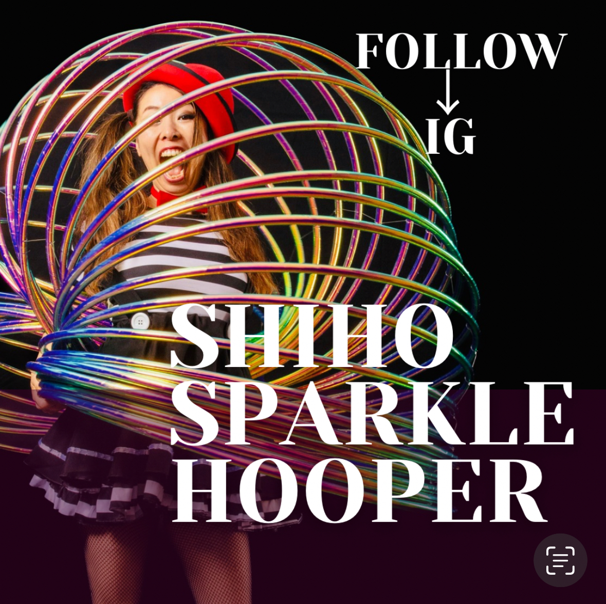 Shiho Sparkle Hooper / Happy Hoopy Life, hula hoop in Sydney