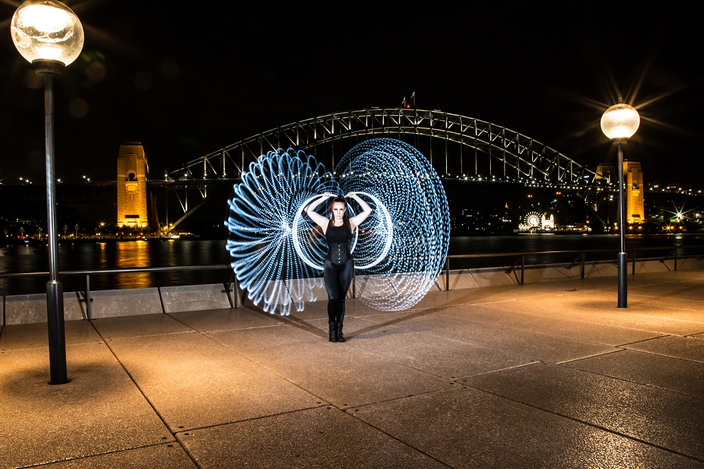 SpinJoy Hula Hoop Dance, live in Sydney