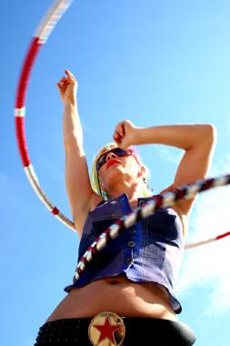 BunnyHoopStar, hula hoop in Sydney, photo 2
