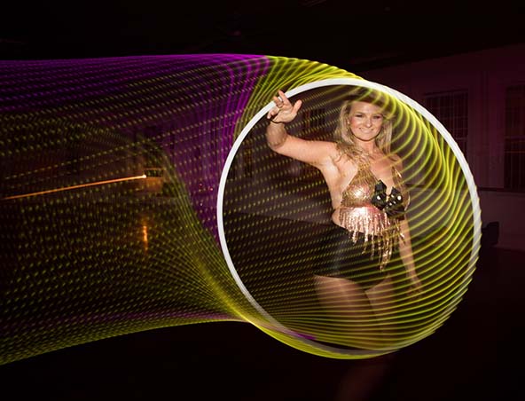 LED Hula Hoopers, live in Sydney