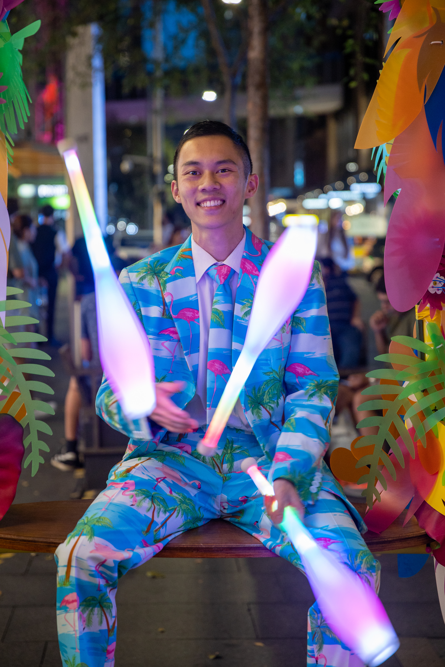 Kenny Cheung, juggler in Sydney
