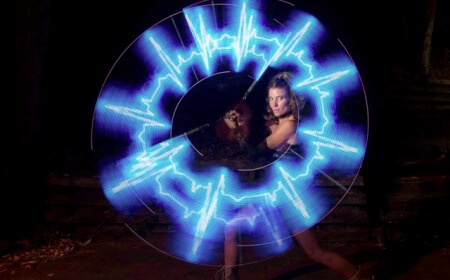 Graphics in Light, led performer in Sydney