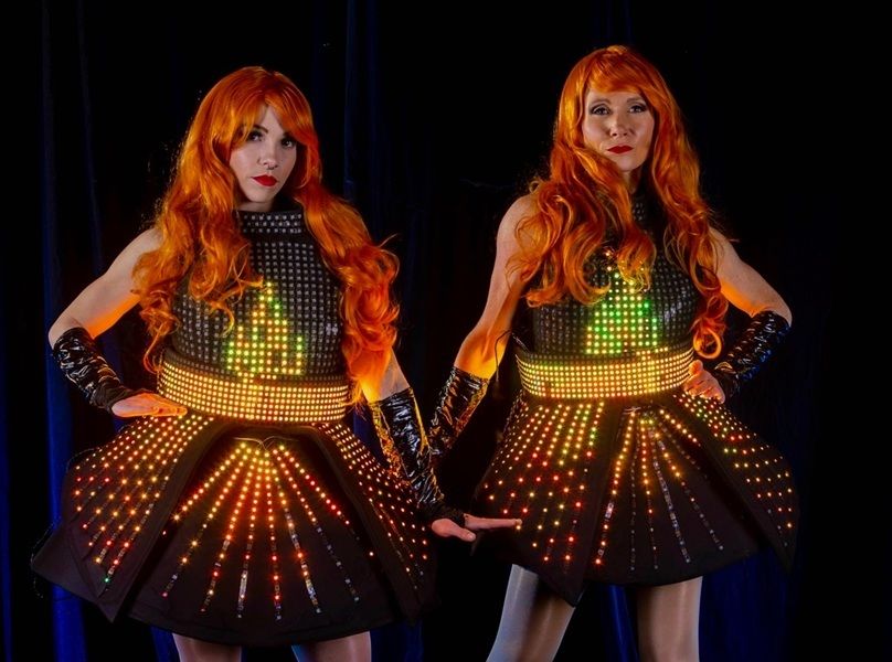 LED Fembots, led performer in Sydney, photo 2