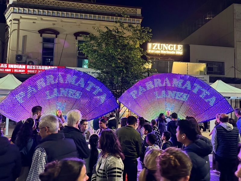 LED Peacock Fan, led performer in Sydney