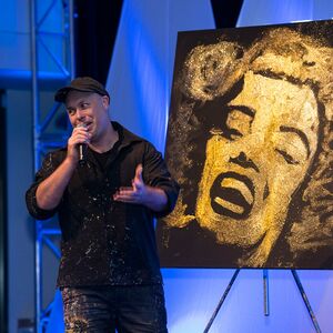 Brad Blaze - Speed Painter, Audience Interaction, Comedy, speed painting in Sydney, photo 2