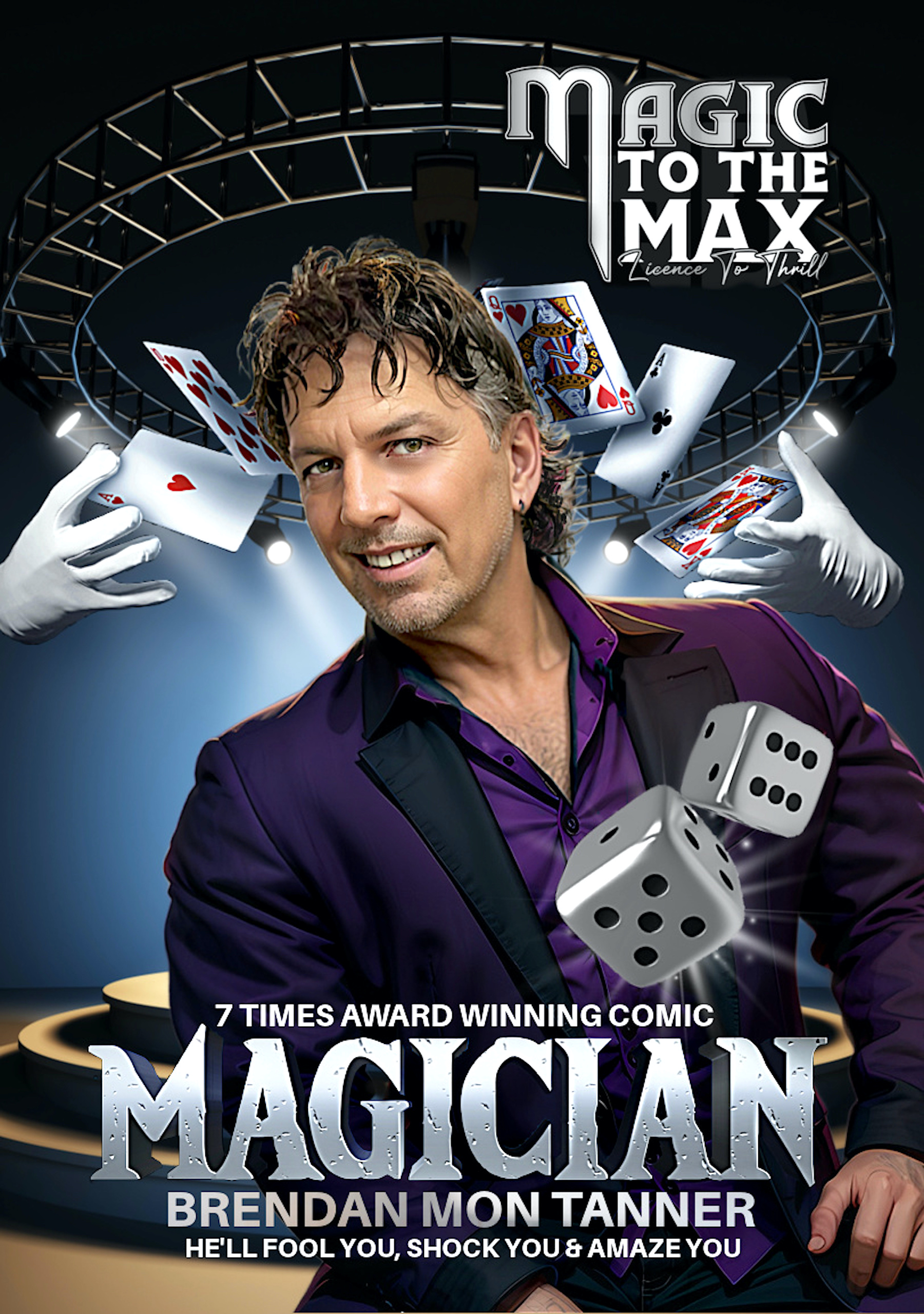 Brendan Mon Tanner, magician in Sydney