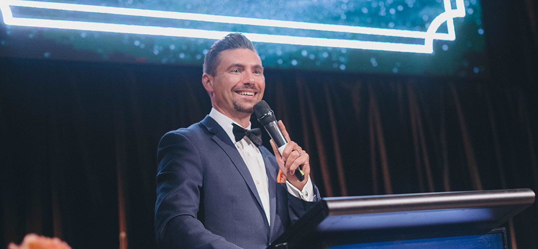 JHT, mc-master of ceremonies in Sydney