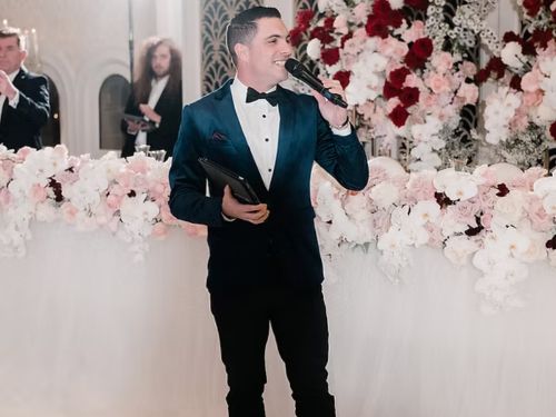 Joseph Dimento, mc-master of ceremonies in Sydney