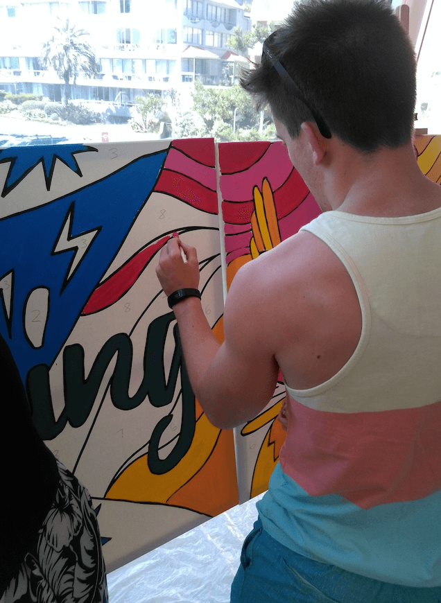 Paint by Numbers, painting in Sydney