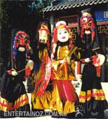 Oriental Mask Ensemble, roving entertainer in Sydney
