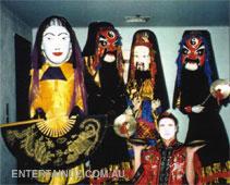 Oriental Mask Ensemble, roving entertainer in Sydney, photo 3