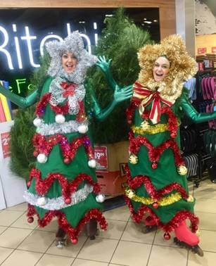 Roving Xmas Trees, roving entertainer in Sydney
