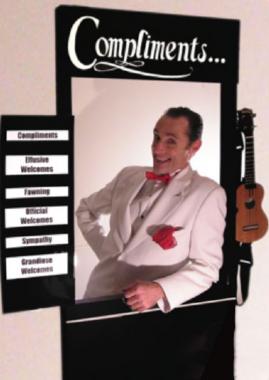 The Compliments Booth, roving entertainer in Sydney