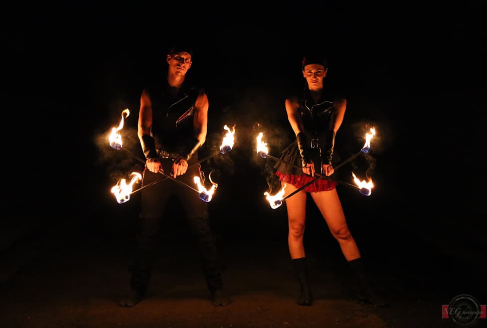 Fire Acrobats Australia, live in Sydney