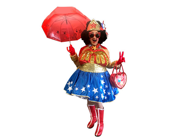Wonder Mama, superhero costume character in Sydney