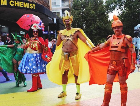 Wonder Mama, superhero costume character in Sydney, photo 2