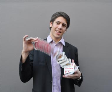 Anthony Di Mauro, roving magician in Sydney