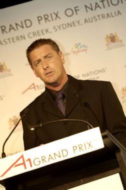 Grant Boyden, sports event mc-master of ceremonies in Sydney