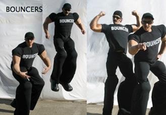 Bouncers, stilt walker in Sydney