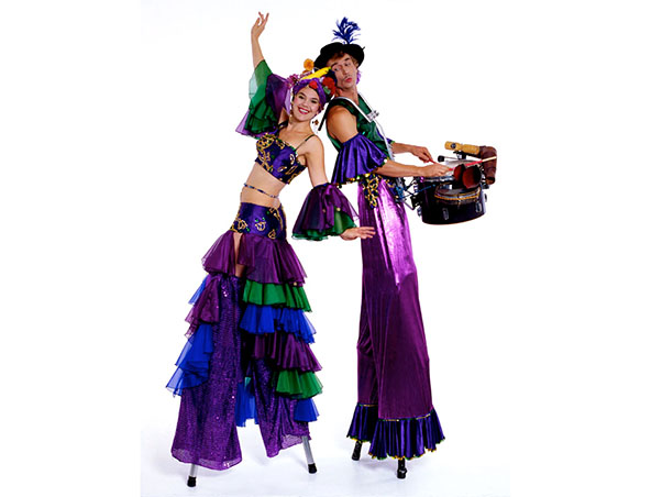 Carnivale, stilt walker in Sydney