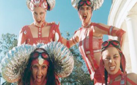 Dare Devils, stilt walker in Sydney