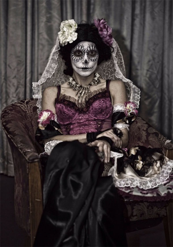 Día de los Muertos, stilt walker in Sydney