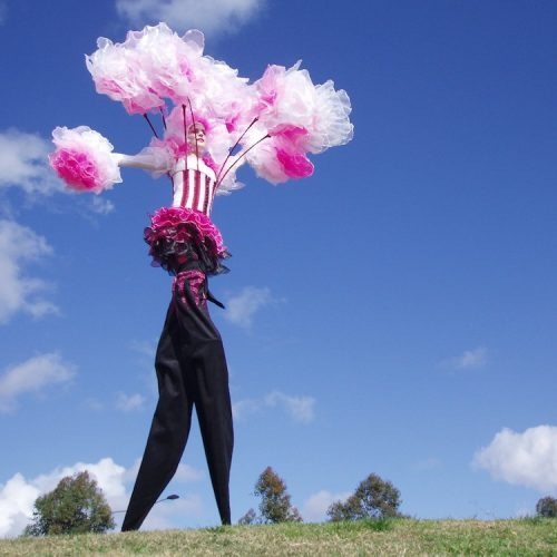 Empress Stilt Dance, stilt walker in Sydney