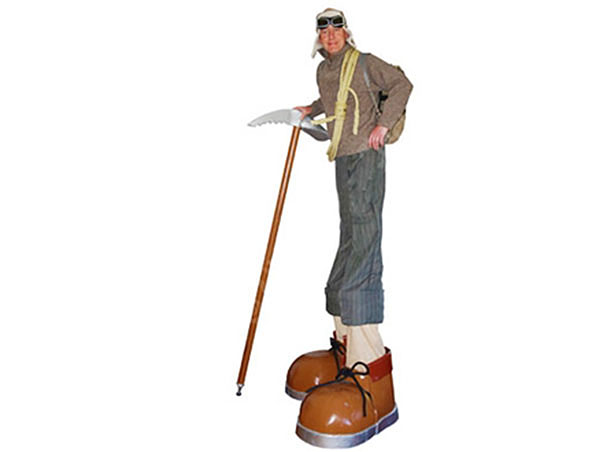 Explorer, stilt walker in Sydney
