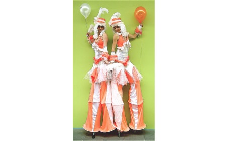 Fairground Femms, stilt walker in Sydney