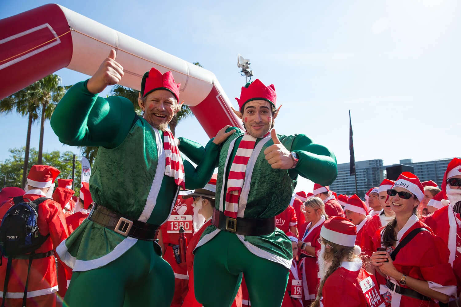 Giant Bouncing Elves | Sydney, stilt walker in Sydney