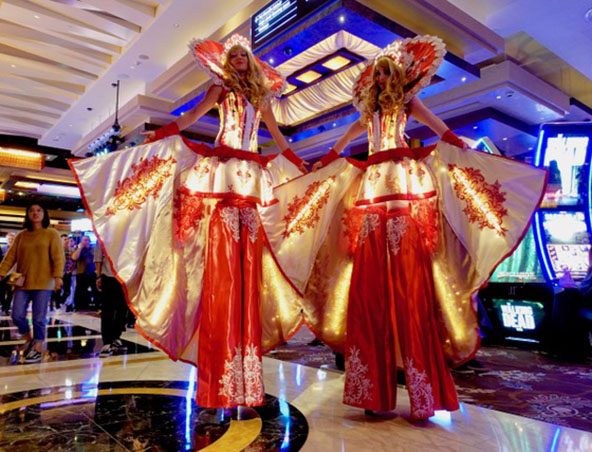 High Priestess, stilt walker in Sydney