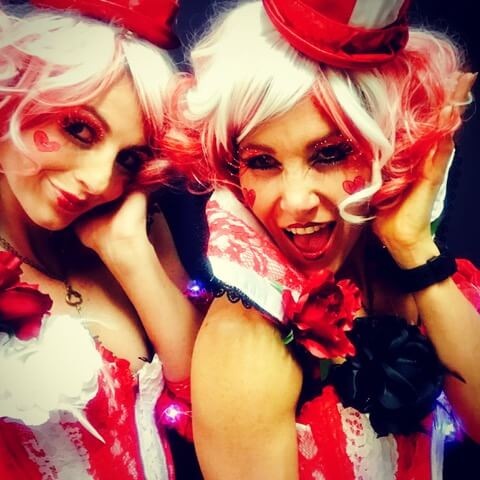 Queen Of Hearts, stilt walker in Sydney
