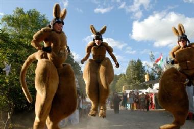 Roo'd, stilt walker in Sydney, photo 3