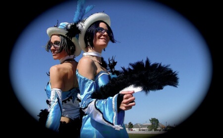 Slick Chicks on Stilts, stilt walker in Sydney