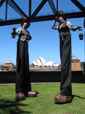 The Chimbleys, stilt walker in Sydney, photo 3